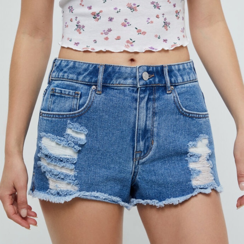 PacSun High Rise Festival Jean Shorts - Picture 5 of 9